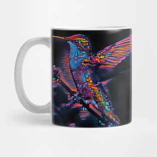 Hummingbird Pixel Art Style Mug